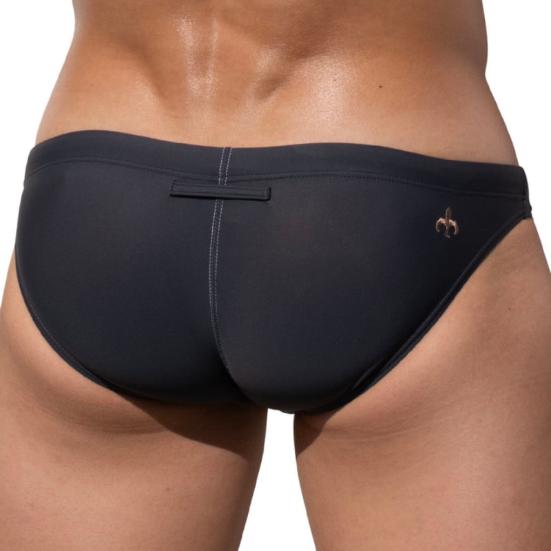 Marcuse Slip de Bain Natura Gris Anthracite