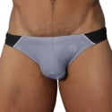 Marcuse Slip de Bain Dazzle Gris - Noir
