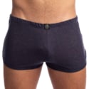 L'Homme invisible Short Freedom Nieuport Lin Bleu Marine