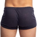 L'Homme invisible Nieuport Linen Freedom Shorts - Navy