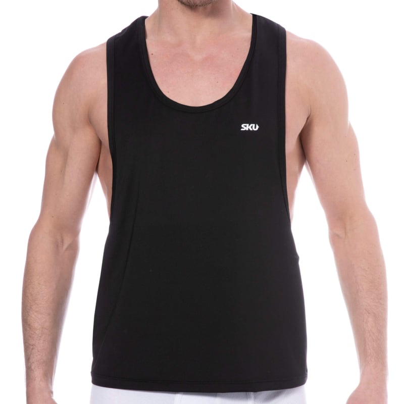 SKU Microfiber Tank Top - Black