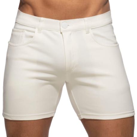 Addicted Svelte Cotton Shorts - White