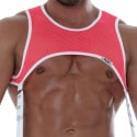 TOF Paris Neon Mesh Harness - Neon Pink
