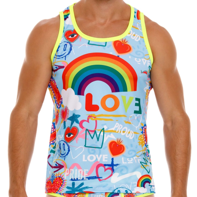  Fest Tank Top - Sky Blue