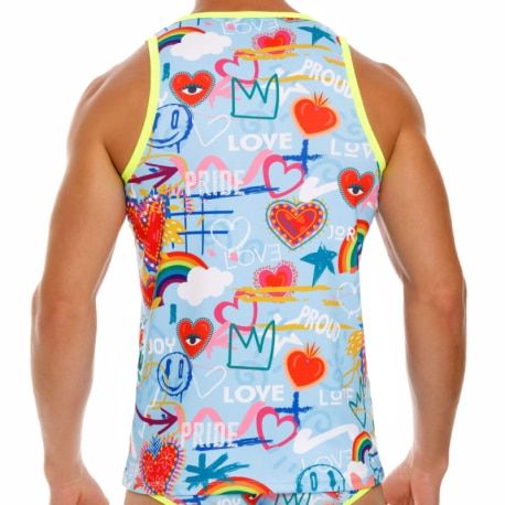 Fest Tank Top - Sky Blue