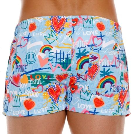  Short de Bain Fest Bleu Ciel