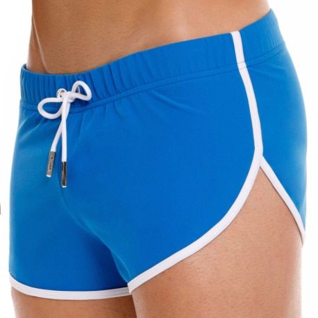  Retro Swim Shorts - Blue