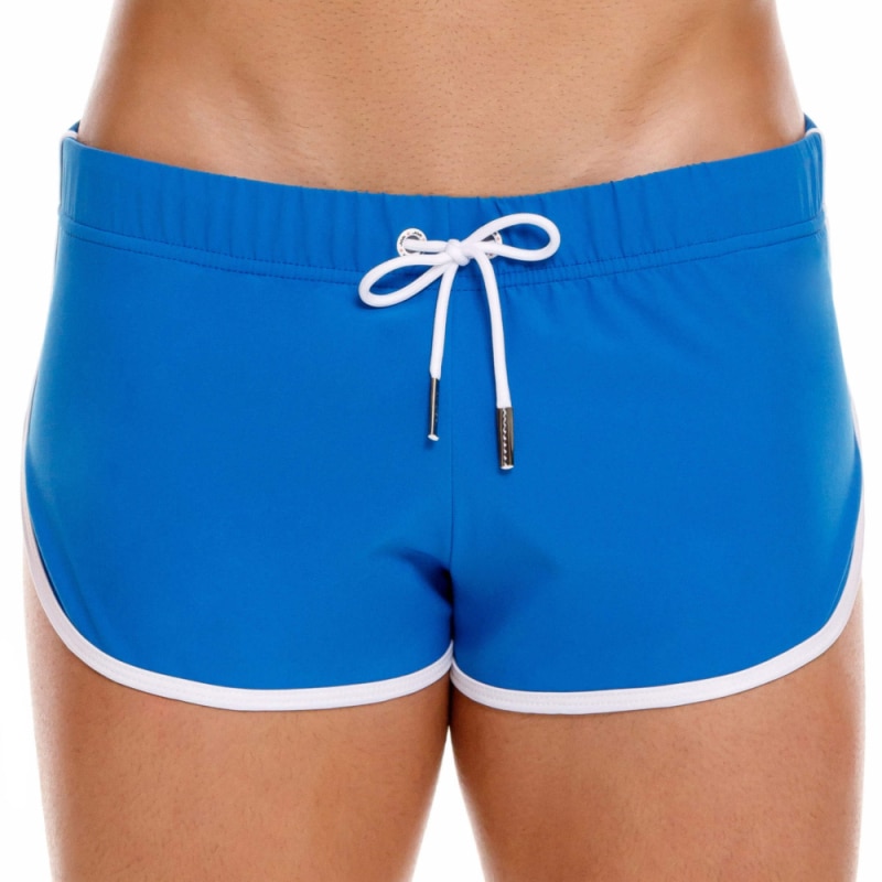  Retro Swim Shorts - Blue