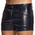 Modus Vivendi Short Leather Simili Cuir Noir