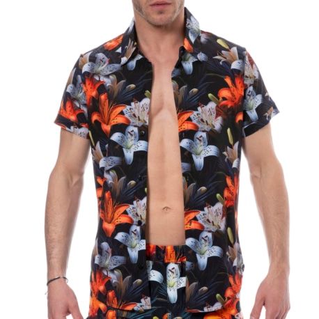 SKU Chemise Tropical Summer Noire