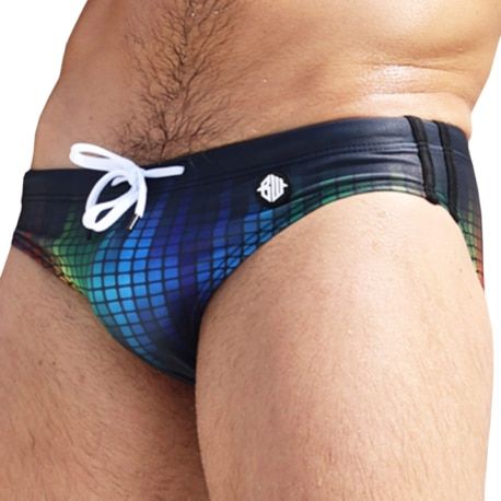  Slip de Bain Pride EQ Arc-en-Ciel