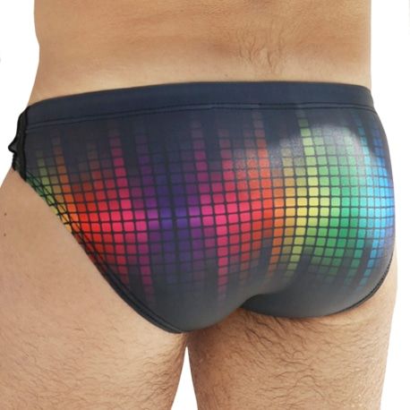  Slip de Bain Pride EQ Arc-en-Ciel