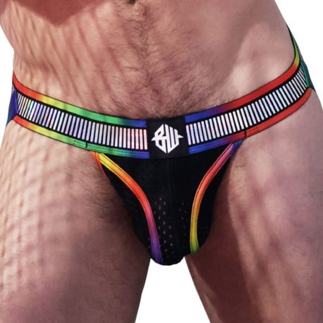  Jock Strap Pride Réfléchissant Noir