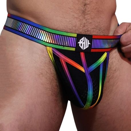 Pride Reflector Thong - Black