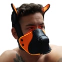  Poundtown Pup Mask 2.0 - Black - Neon Orange