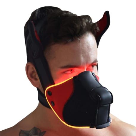  Poundtown Pup Mask 2.0 - Black - Red