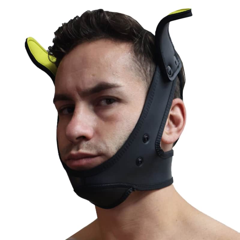  Masque de Chiot Poundtown Pup 2.0 - Noir - Jaune