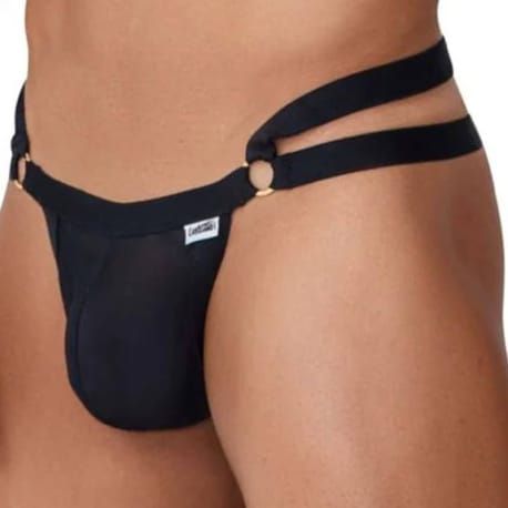  String Ficelle Double Ceinture Noir