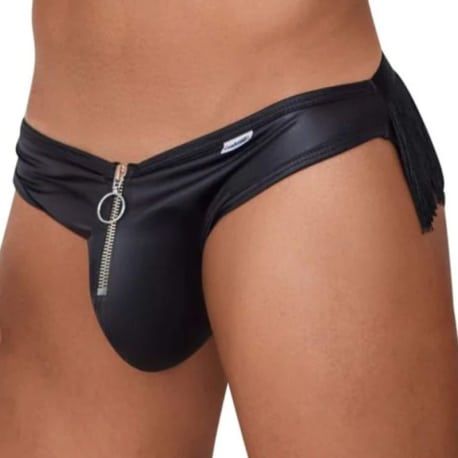  Jock Strap Fringe Noir