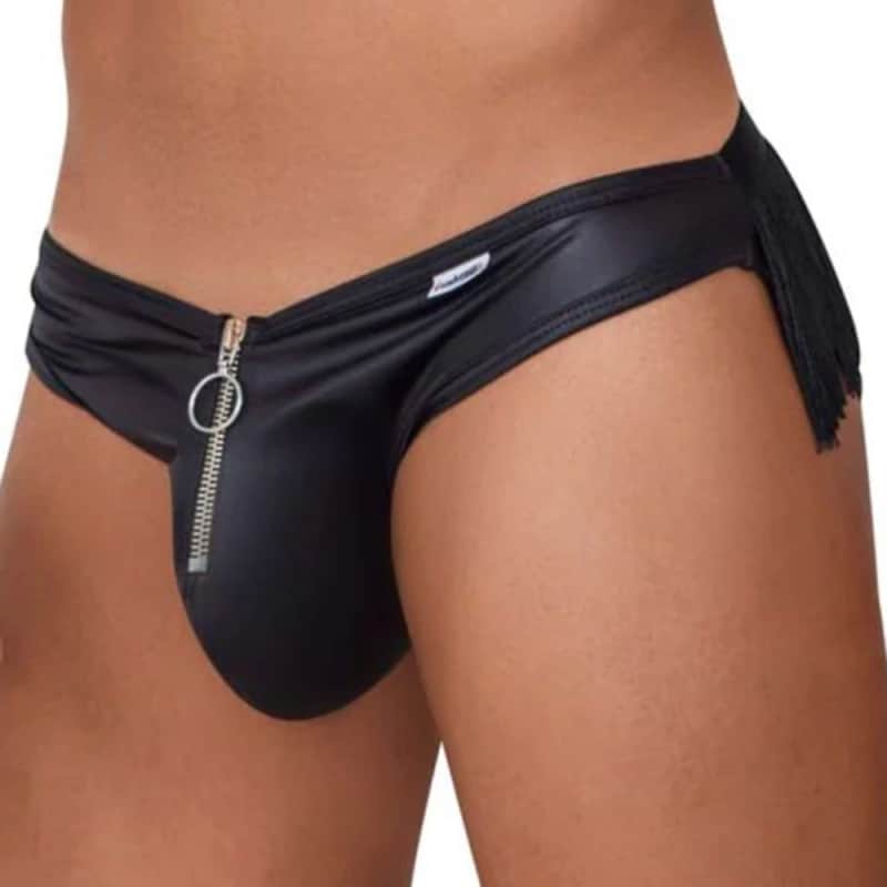  Jock Strap Fringe Noir