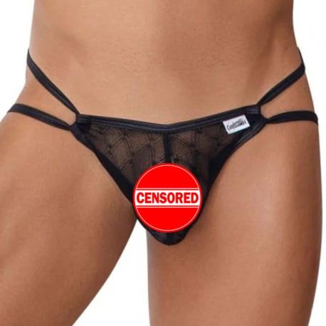  String Jock Mesh Noir
