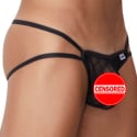  Mesh Jock Thong - Black
