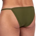Manstore Slip Cheeky Tanga M2387 Kaki