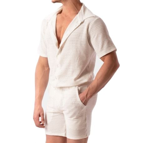 Barcode Combi-Short Metta Mesh Blanc