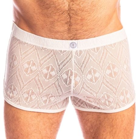 L'Homme invisible Short Freedom Ninth Cloud Blanc Cassé