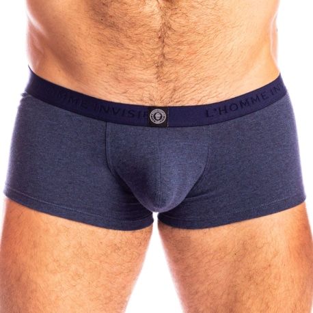 L'Homme invisible Shorty Hipster Push-Up Bleu de Chine Bleu