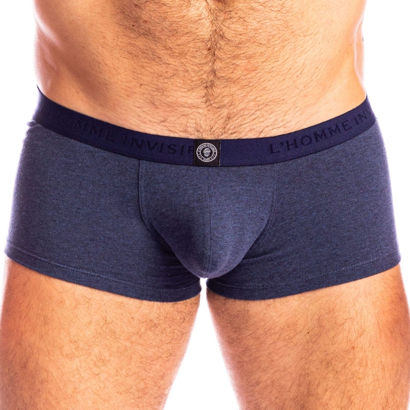 L'Homme invisible Bleu de Chine Hipster Push-Up Trunks - Blue