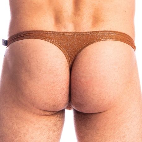 L'Homme invisible String Bikini Desert Gold Cuivre