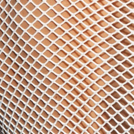 ES Collection Beachy Net Strap Tank Top - White