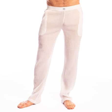 L'Homme invisible Pantalon Lounge Beynac Blanc