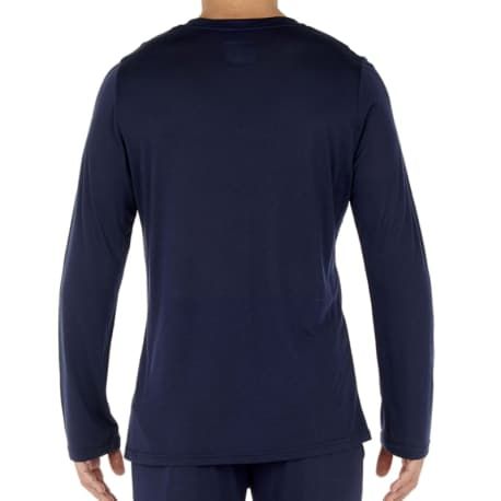 HOM T-Shirt Cocooning Modal Bleu Marine