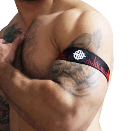  2-Pack Equalizer Armbands - Black - Red