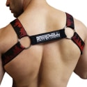  Equalizer Bulldog Harness - Black - Red