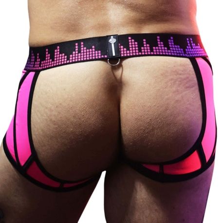 Equalizer Bottomless Trunks Neon Pink