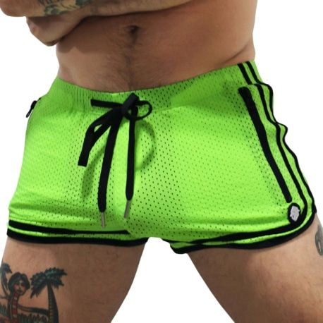  Remix Circuit Shorts - Neon Green
