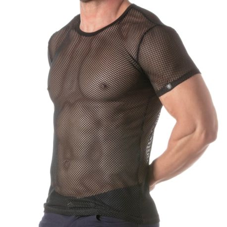 TOF Paris T-Shirt Circuit Mesh Noir