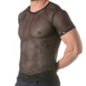 TOF Paris T-Shirt Circuit Mesh Noir