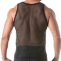 TOF Paris Circuit Mesh Tank Top - Black