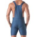 TOF Paris Salopette en Denim Léger Bleu