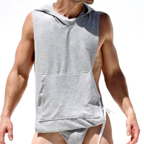Rufskin Débardeur à Capuche Kingston Gris Chiné