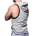 Andrew Christian Veste à Capuche Baller Gris Chiné