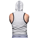 Andrew Christian Veste à Capuche Baller Gris Chiné