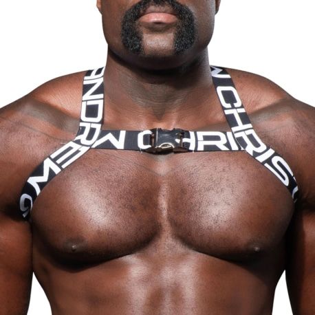 Andrew Christian Buckle Harness - Black