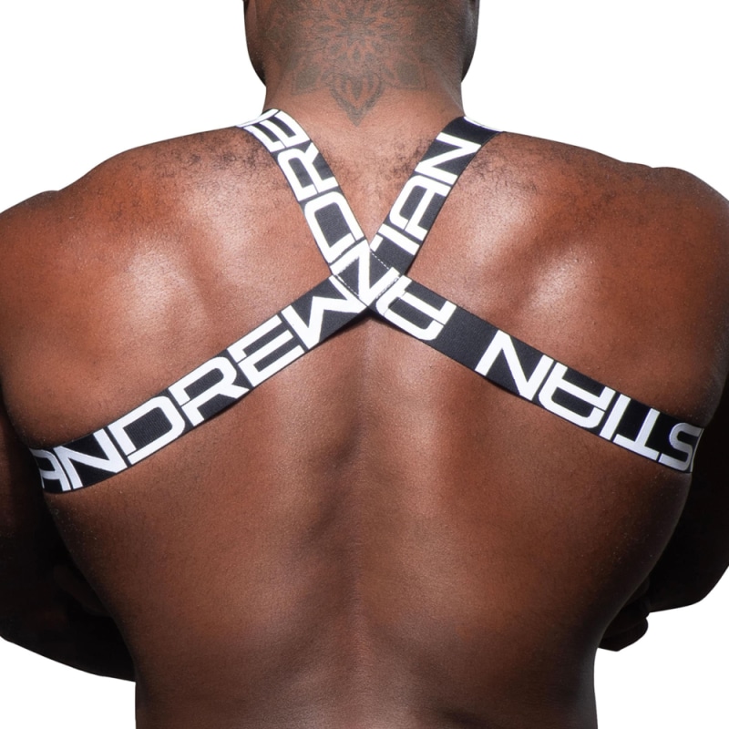Andrew Christian Buckle Harness - Black