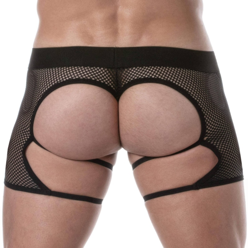TOF Paris String Chaps Circuit Résille Noir