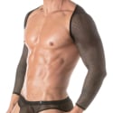TOF Paris Circuit Fishnet Bolero - Black